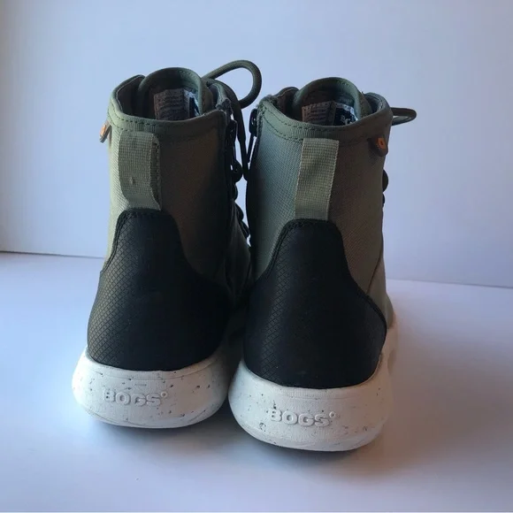 Bogs Loden Olive Green Black Juniper Hiker Women's Casual Boots - Picture 3 of 16